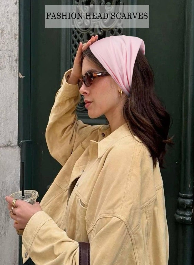 Tobeffect 7'' Wide Headbands for Women, Extra Large Turban Headband Boho Hairband Thick Cloth Fabric Head Bands Hair Accessories, 6 Pack - Image 3